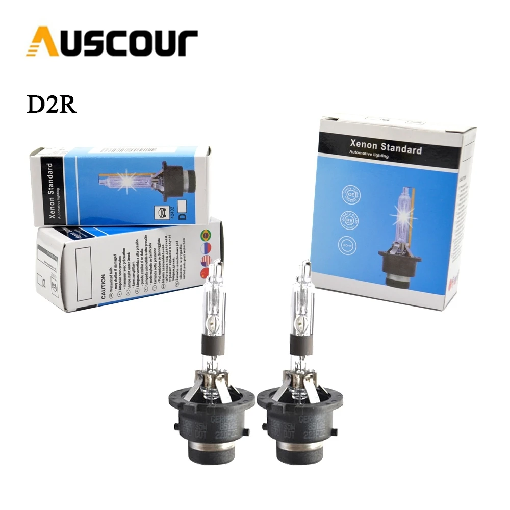 2pcs AC 35W d2r hid Xenon bulb car headlight 6000k 8000k 10000K 12000K