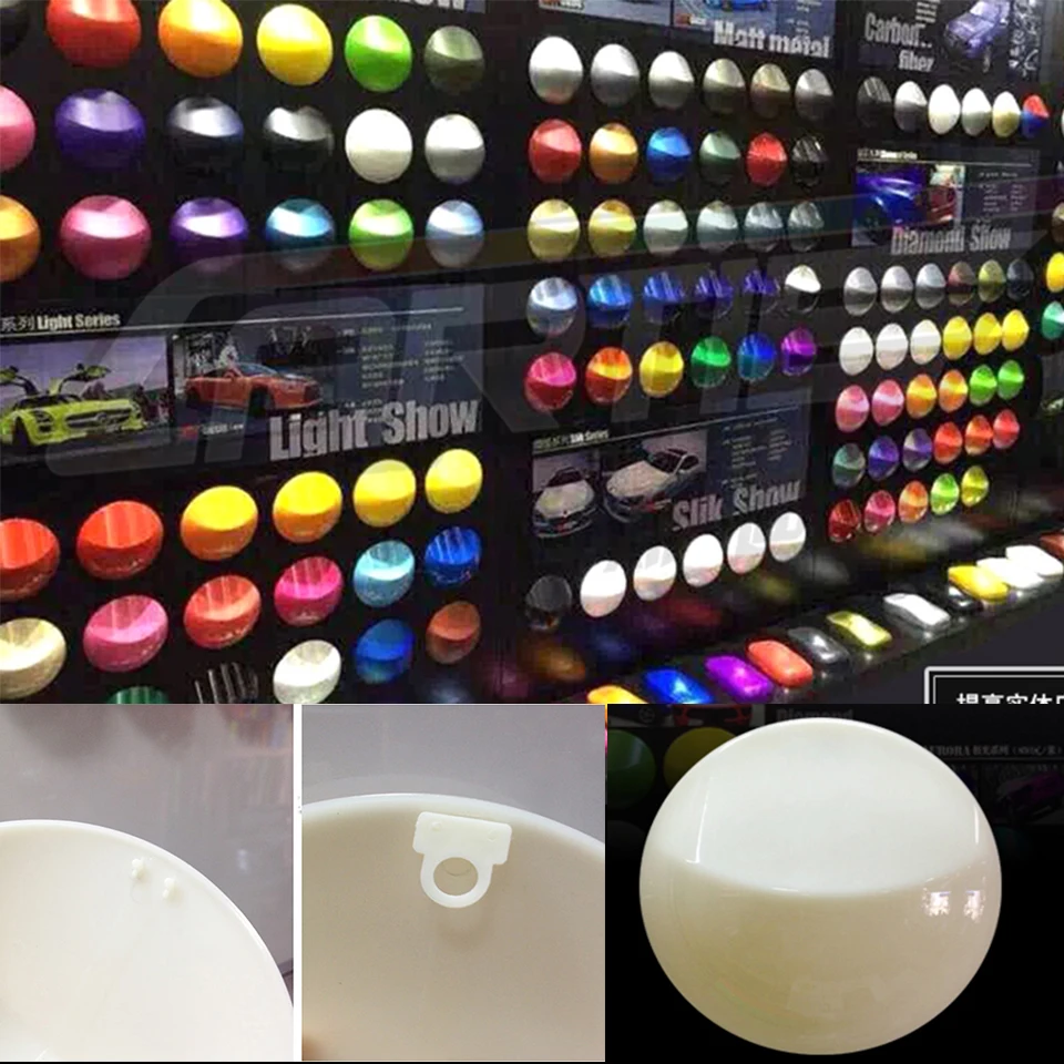 

New! 13.5*13.5cm 3M vinyl wrapping color shown display model speed shape for car wrap&plasti dip paint application showing MX-A8