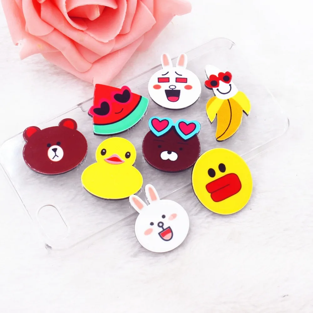 

10pcs/lot DIY resin cabochons accessories planar resin mix items as picture show