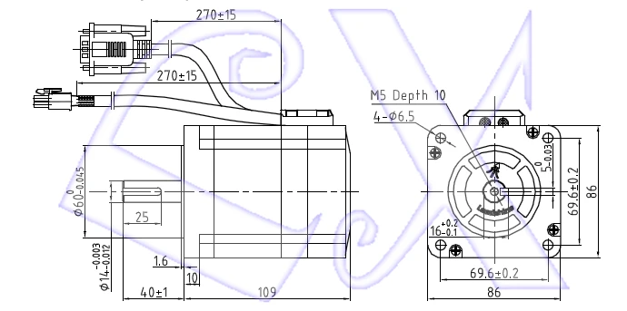 Оригинальные Leadshine CS-M23445+ CS-D1008 2-фазный NEMA34 шаговый сервопривод Комплект 4.5Nm 14 мм мотор с 1000 он-лайн кодировщик