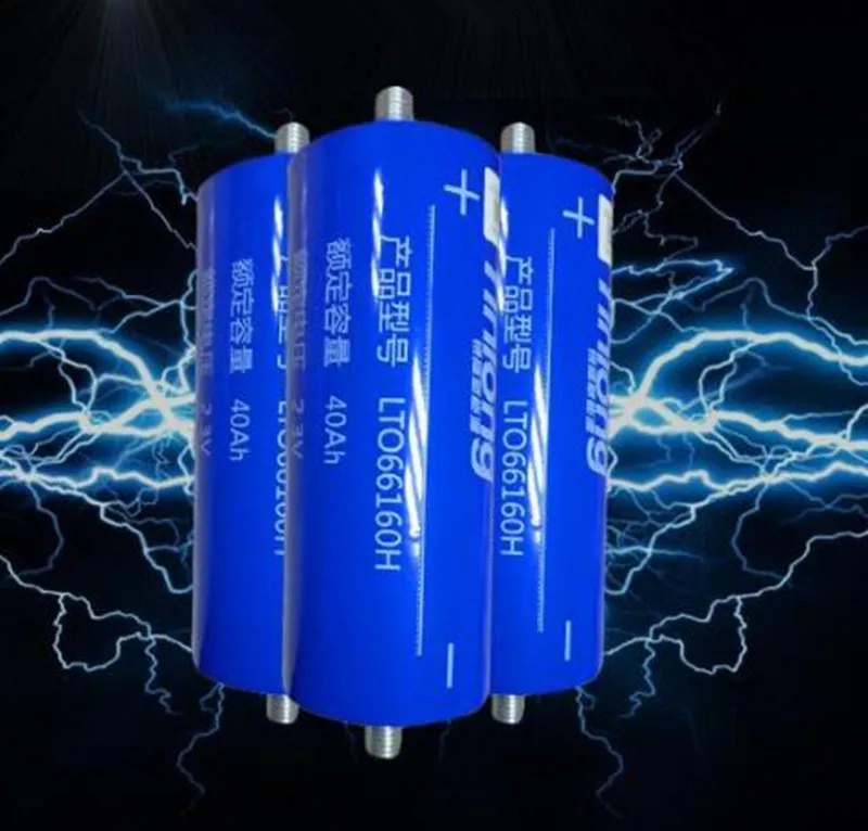 

2pcs 66160H 2.4v 40Ah Lithium titanate battery cell 2.3v 66160 10C 400A 66210 for diy pack power tool super long cycle life