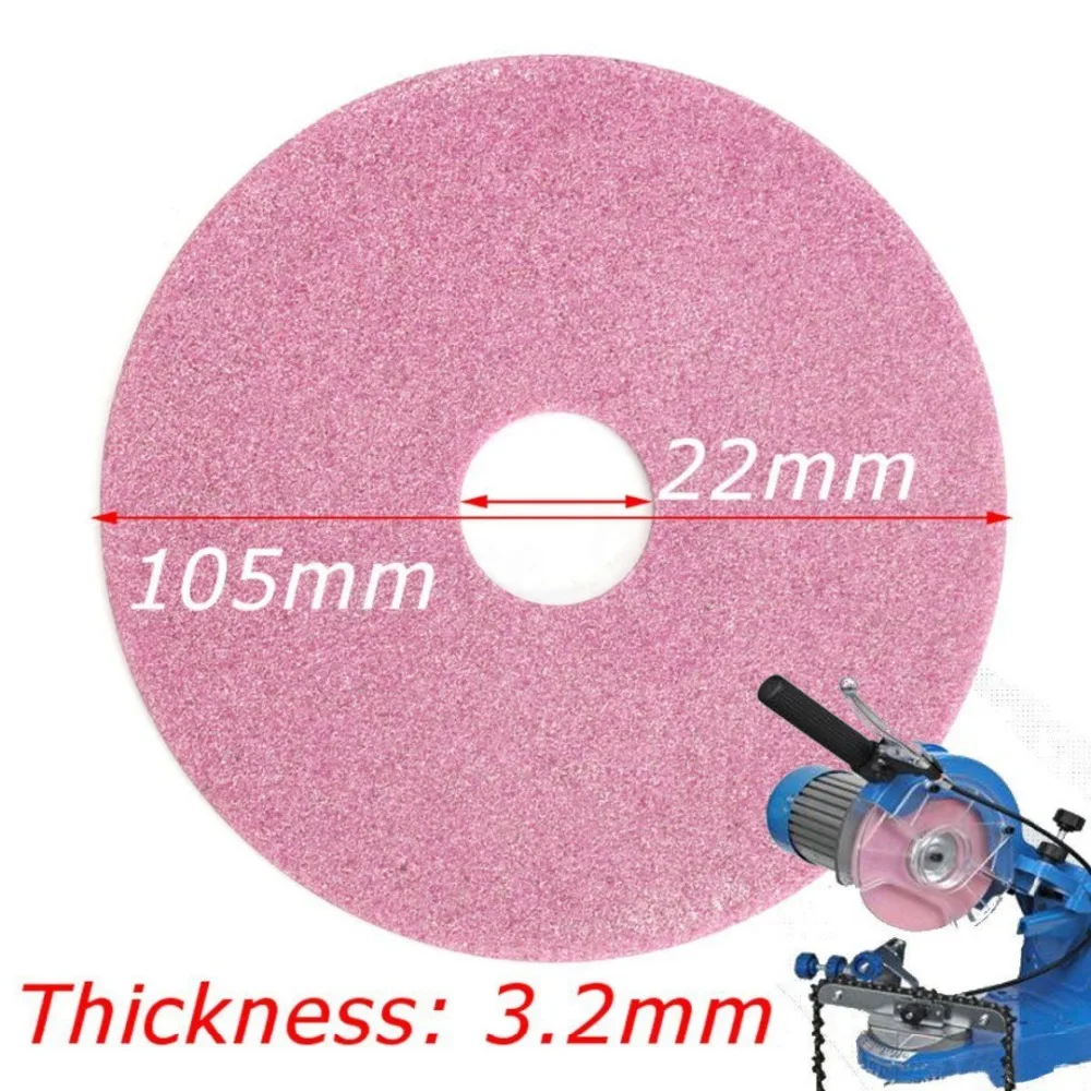 Disco da Roda 105×3.2mm para Chainsaw Moagem Sharpener Moedor 325 & 3 – 8lp Cadeia 2 Pcs