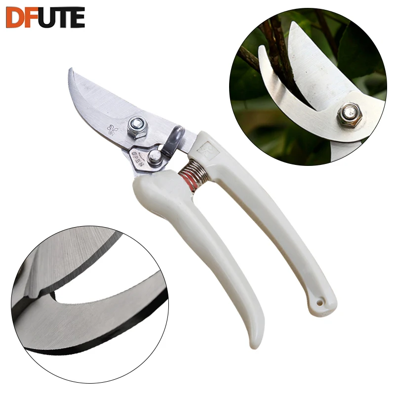 DFUTE Garden Tools Large white garden shears Pruning Bonsai Pruners