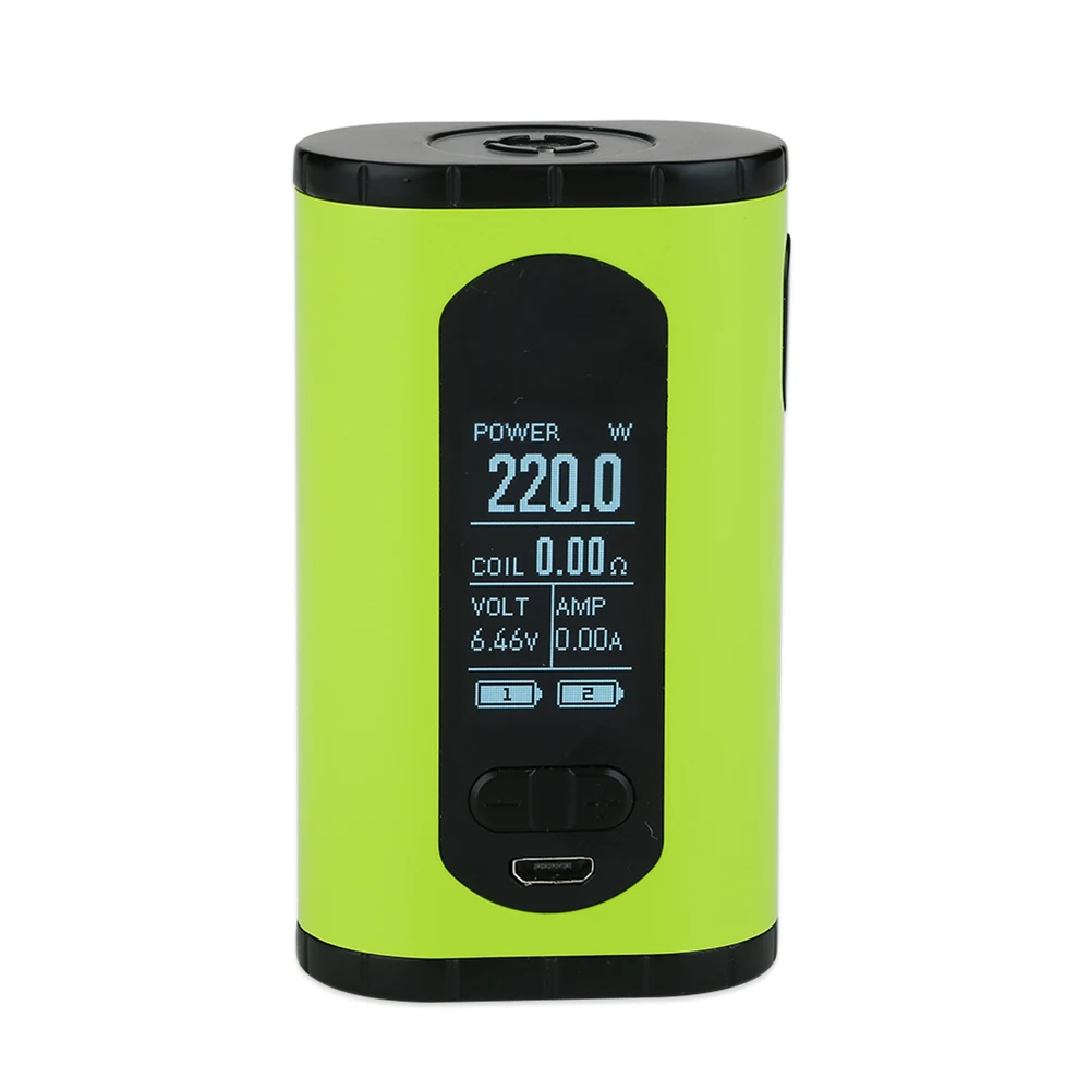 Online Original Eleaf Invoke 220W TC Box MOD 220W Maximale Ausgang mit 1,3 zoll Riesige Display Keine 18650 batterie Riesige Power E cig Vape Mod