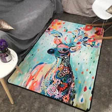 Nordic Style Elk Forest Small Fresh Shield Carpet Living Room Carpet Sofa Bedroom Bed Linen Tatami Yoga Mat M1609