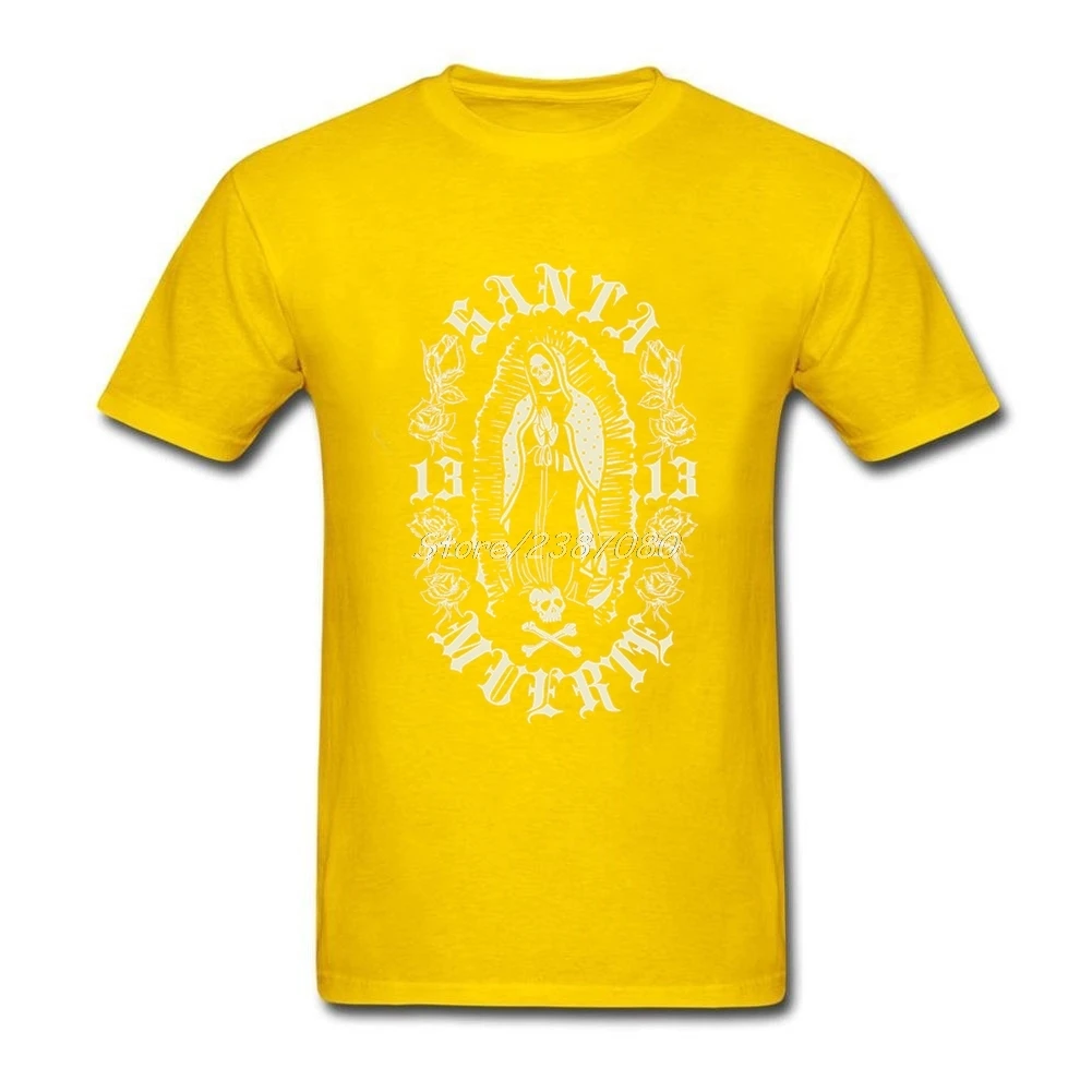 Santa Muerte 13 Футболка XXXL короткий рукав пользовательские футболки популярной