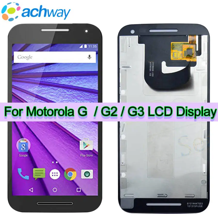 ЖК-дисплей для Motorola G2 Moto G3 Дисплей G 3rd Gen ЖК-дисплей XT1544 XT1550 XT1540 XT1541 XT1543 Сенсорный экран планшета G 2nd XT106