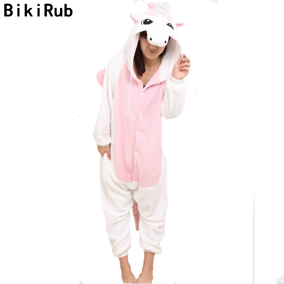 BIKIRUB Hooded Unicorn Pajamas Women's Animal Pajama Sets Unisex Cute