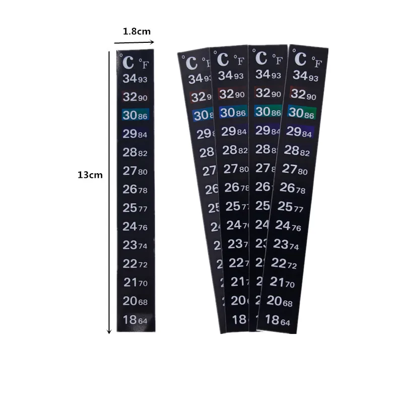 100 шт/лот внутренний холодильник морозильник аквариум аквариумный термометр стикер термоклеевой липкий 10