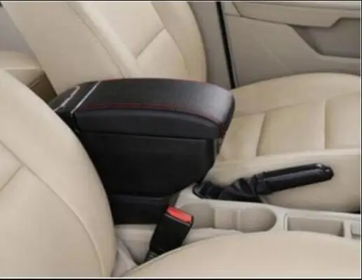 

Center Centre Console Storage Box For Ford Focus 2 Mk2 08-12 Armrest Arm Rest Rotatable
