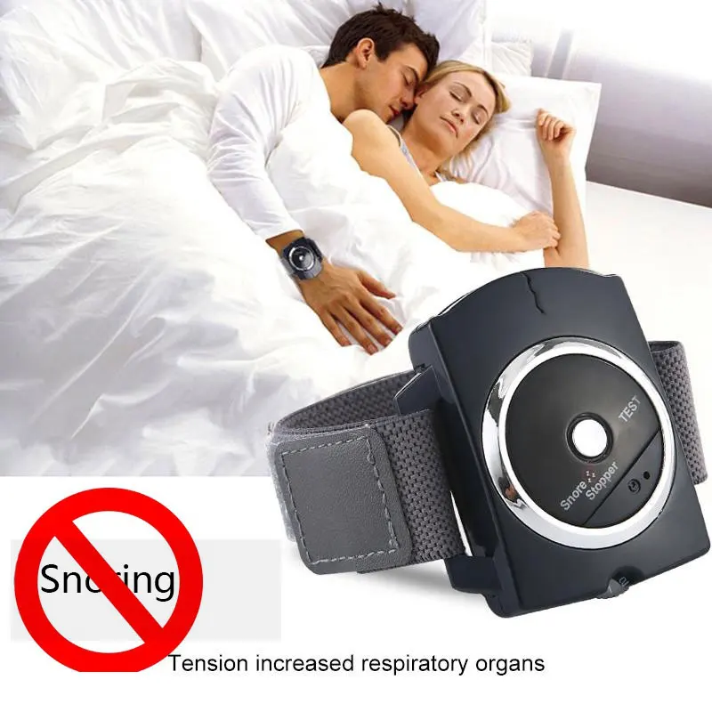 

Anti-Snore Wrist Band - The Natural and Non Invasive Snore Stopper Solution to Ease Breathing and Stop Your Snoring Problems