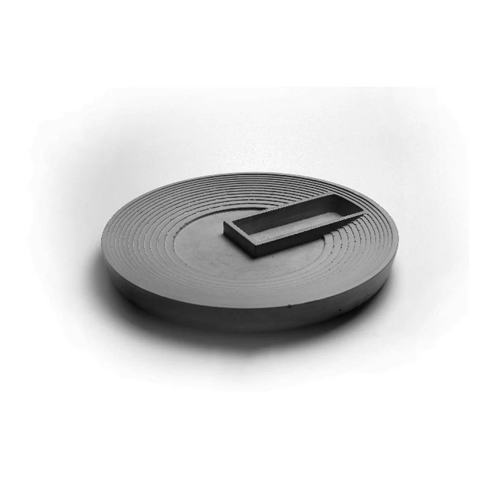 

Concrete tray silicone molds cement Coaster Mould Candle holder molds