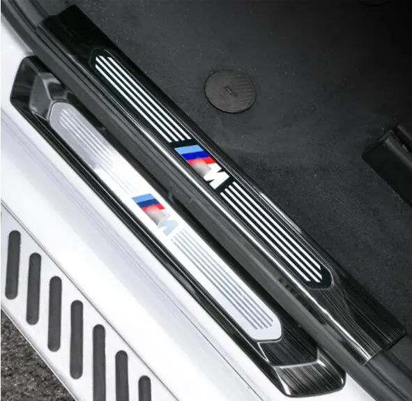 New for BMW X3 Threshold Modification Special Welcome pedal New X3X4 rear guard panel interior trim fittings pedal