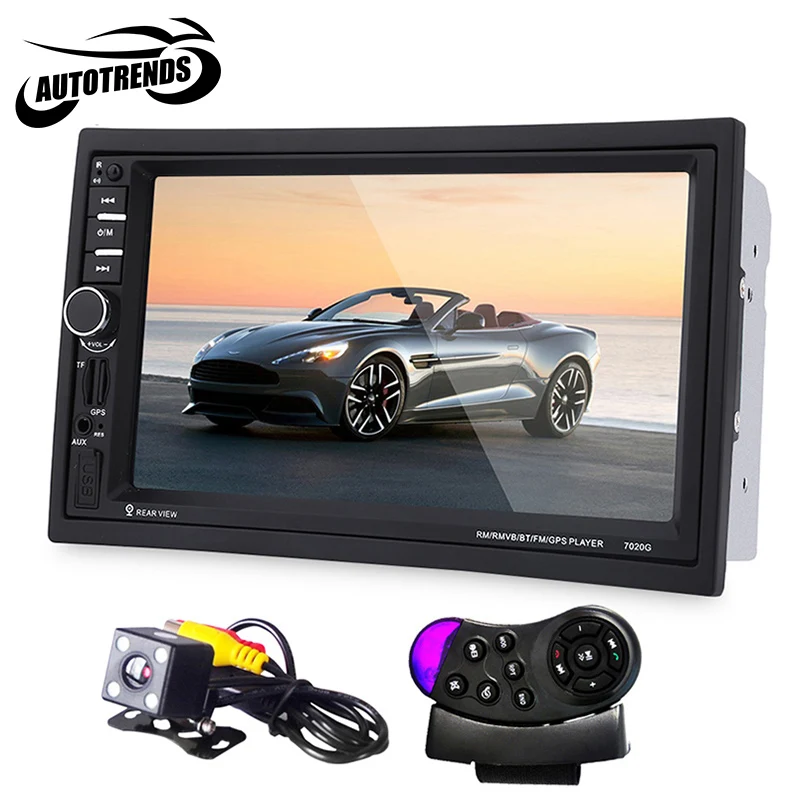 imágenes para 7020G Bluetooth Car Audio Estéreo Reproductor MP5 con la Cámara de Visión Trasera 7 "Pantalla táctil de Navegación GPS FM Función de MAPA de EUROPA etc. imágenes para 7020G Bluetooth Car Audio Estéreo Reproductor MP5 con la Cámara de Visión Trasera 7 "Pantalla táctil de Navegación GPS FM Función de MAPA de EUROPA etc.