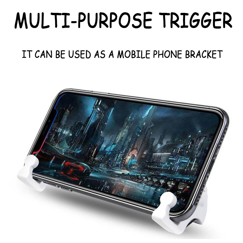 Goedkoop L1 R1 PUBG Mobiele Telefoon Trigger Controller L1R1 Schieten Fire Knop Doel Sleutel Smartphone Game Joystick Gamepad Voor iPhone Xiao mi mi