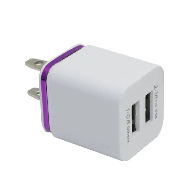 VOBERRY USB зарядное устройство для дома и путешествий с двумя портами AC Usb зарядное устройство адаптер для зарядки samsung US Зарядка для сотового телефона Прямая поставка