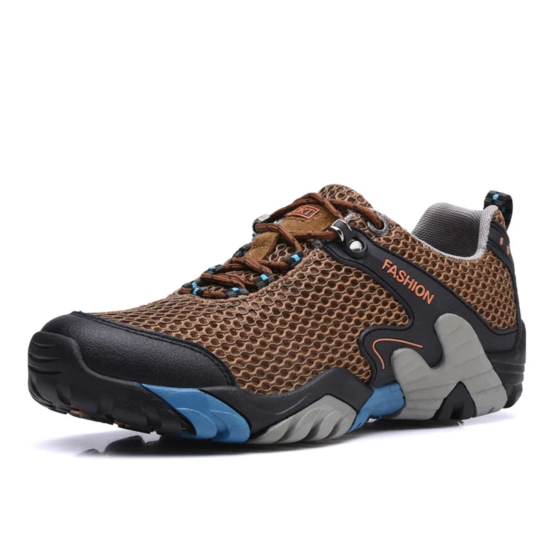 

Men Safety Mesh Breathable Deodorant Hiking Fashion Steel Toe Cap Non-Slip Wearable Shoes Outdoor Walking nan nv Hiking Shoes Li