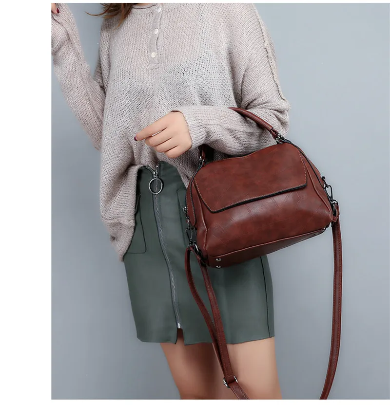 Брендовые роскошные женские сумки, винтажные кожаные женские сумки через плечо, для женщин, сумка, основной дизайн, сумка-тоут, повседневные сумки на плечо