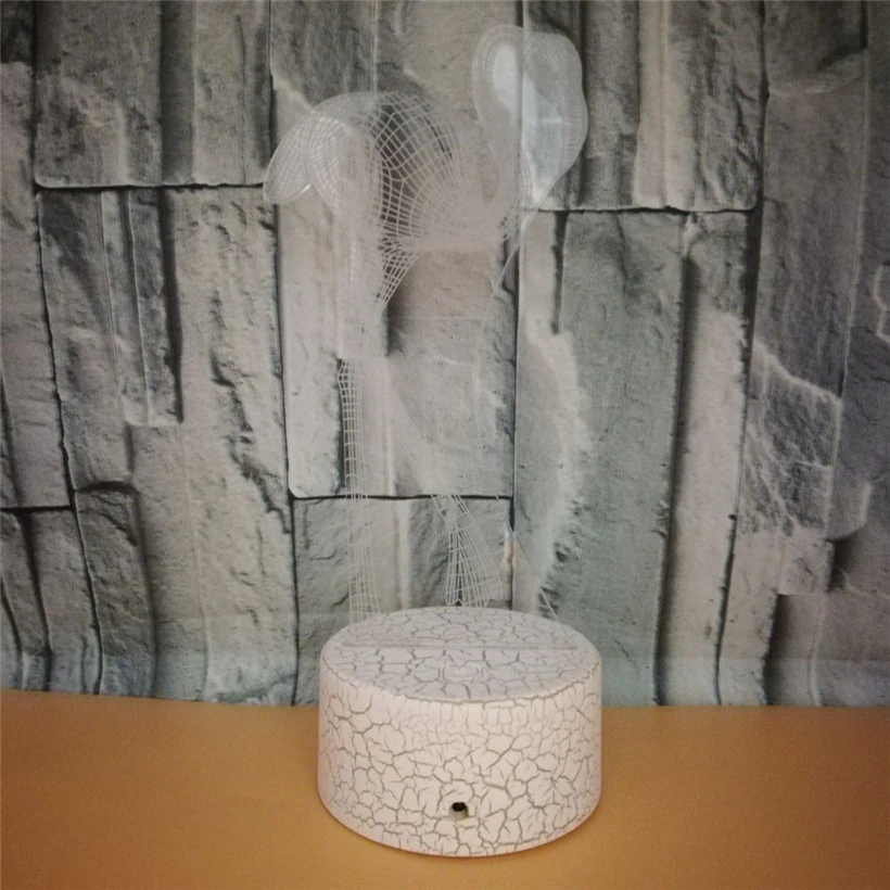 Flamingo 3D night light (5)