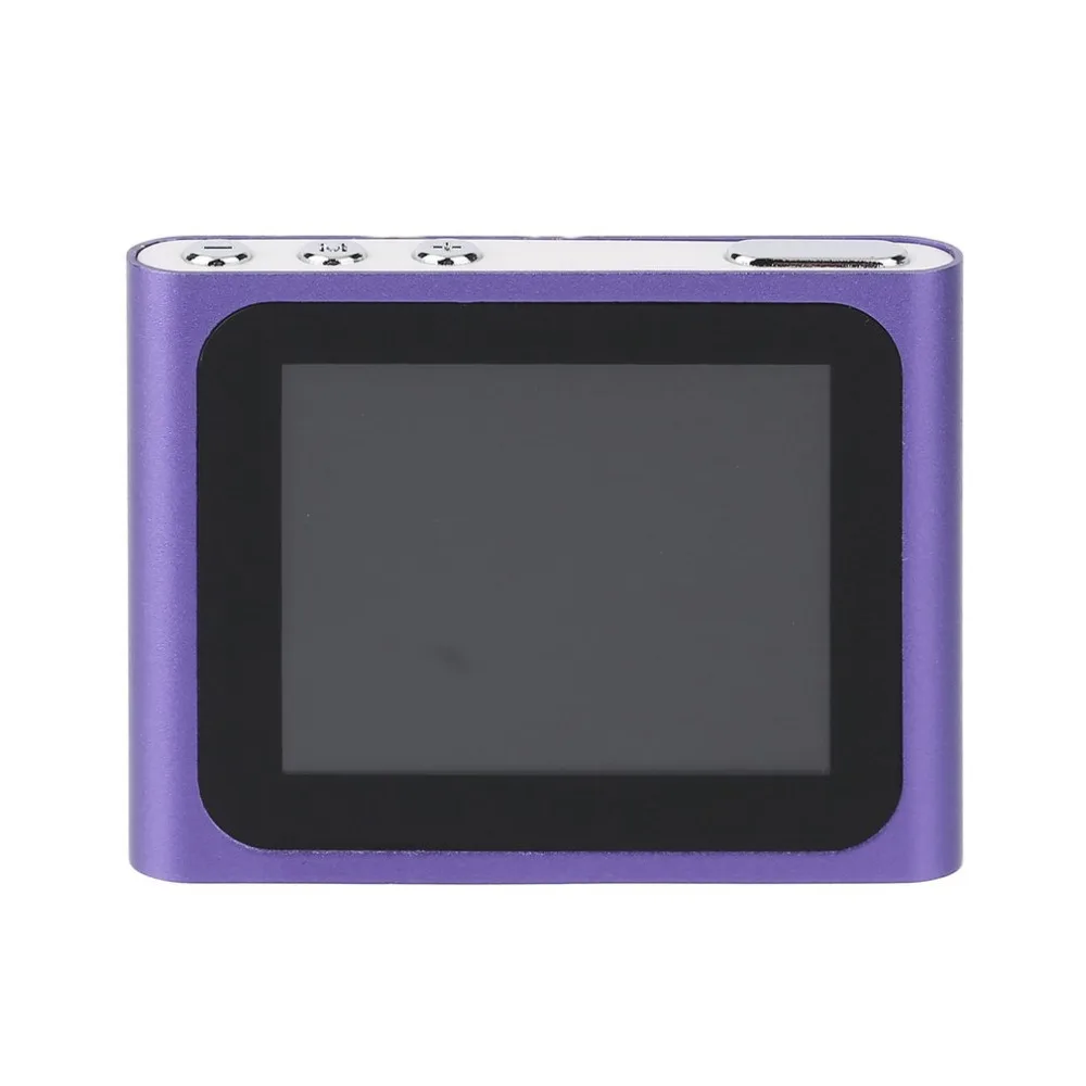 Portable Size 1.8 Inch LCD Screen Display 6th Generation Music Media Video Movie FM Radio MP4 Player Easy Carry Hot Sale