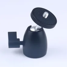 Штативные головки q39 большая нагрузка 2.5 кг 360 градусов вращающийся мини шаровой головкой Ballhead с 1/" винт для монопод штатив осветительные стойки