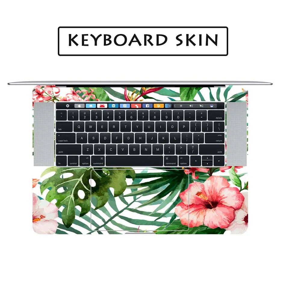 Художественная Цветочная живопись наклейка для ноутбука MacBook Pro Air retina 11 12 13 15