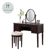 В американском стиле из цельной древесины спальня косметический простой современный прием небольшой Huxing Многофункциональный косметический столик