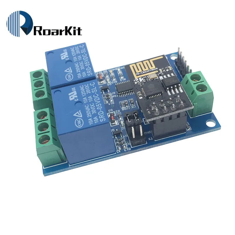 5 в ESP8266 ESP-01 2 wifi реле канала модуль 2 канала релейный модуль ...