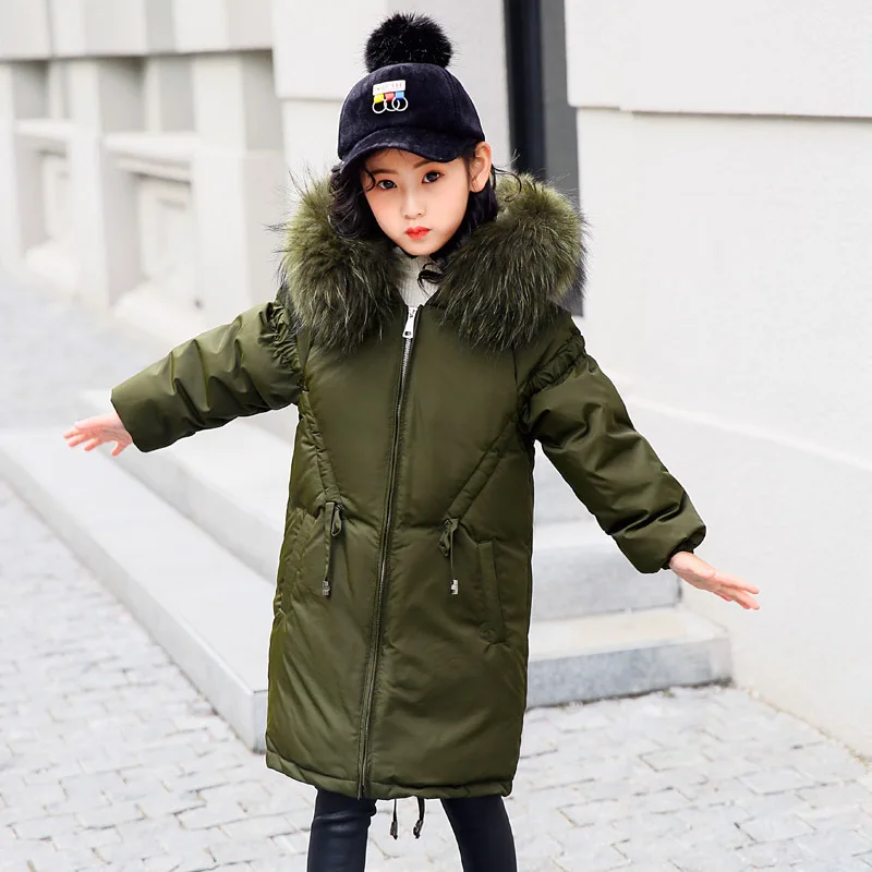 New High Quality Children Winter Jacket Girl Winter Co Kids Warm Thick ToysZoom