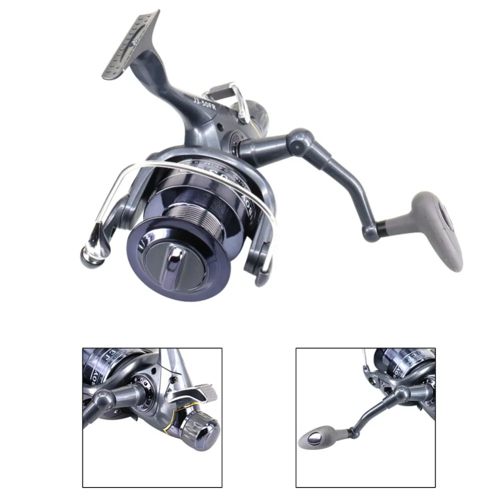 

High Speed Fishing Reels Front and Rear Double Brake Fishing Reel Metal Spool Fish Spinning Wheels Flying Fishing Tools