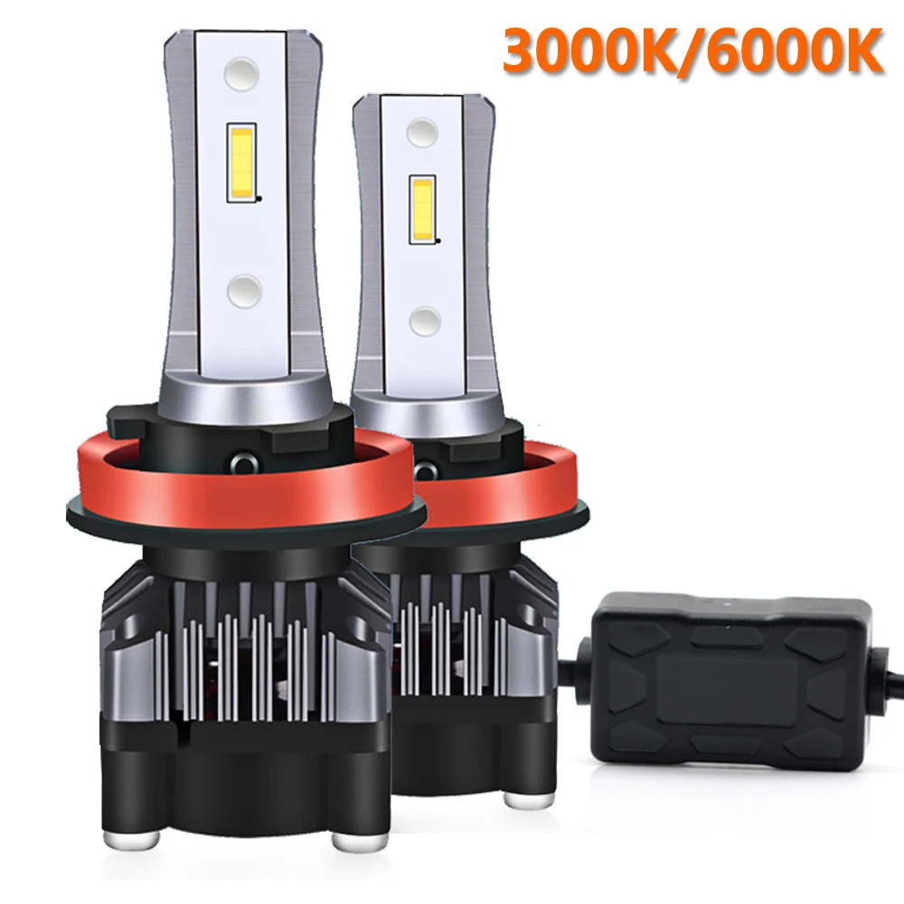 

YOTONLIGHT Mini Led H7 H11 H4 HB3 Led Headlight H8 H9 9012 9005 9006 Hb4 Led Light Car 100w 6000K 3000K 12000lm 12V Automotivo