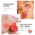 O. TWO.O Румяна На Воздушной Подушке Складная Форма Сердца Shimmer Blush Rouge 4 Цвета Легко Носить Естественный Контур Лица Макияж