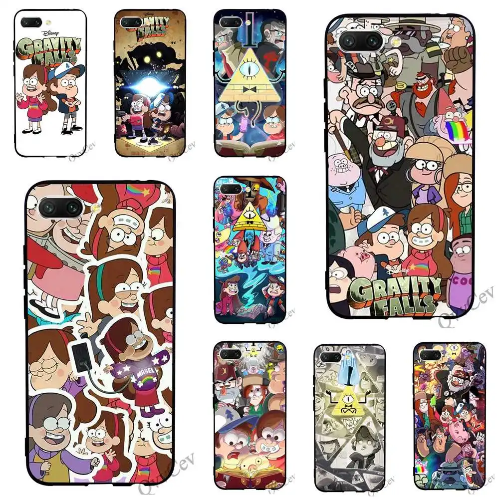 

Hybrid Gravity Falls Phone Case for Huawei Honor 9 Cover 8 Lite 10 6A 7A Pro 7X 7C Y6 Prime Nova 3 3i Covers Skin