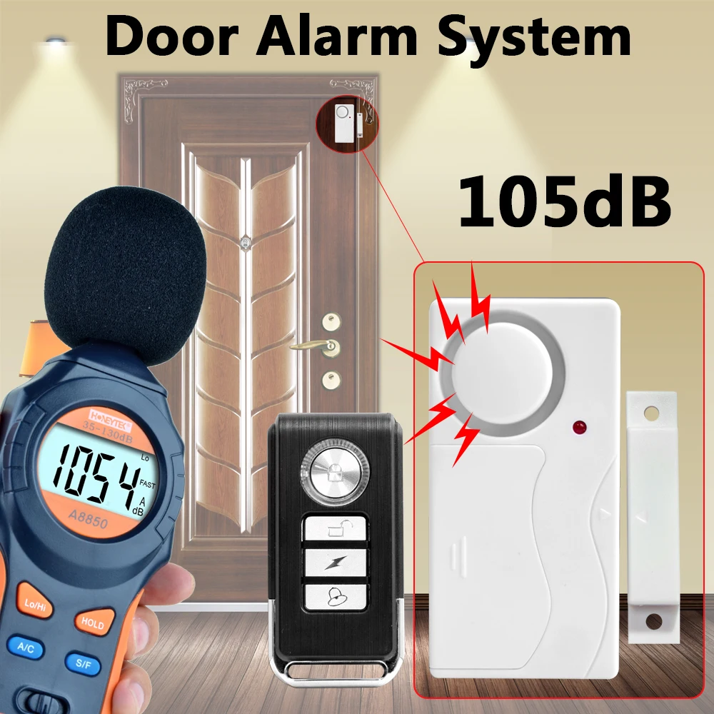 Buy Door alarm system Door Window Entry Security ABS