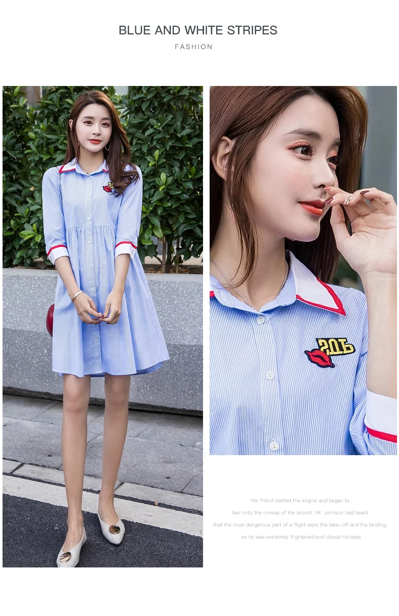 Maternity Dress Loose Large Size Pregnancy Clothes Fashion Pregnant Women Summer Korean Version Bare Shoulder Cotton dresses (13)