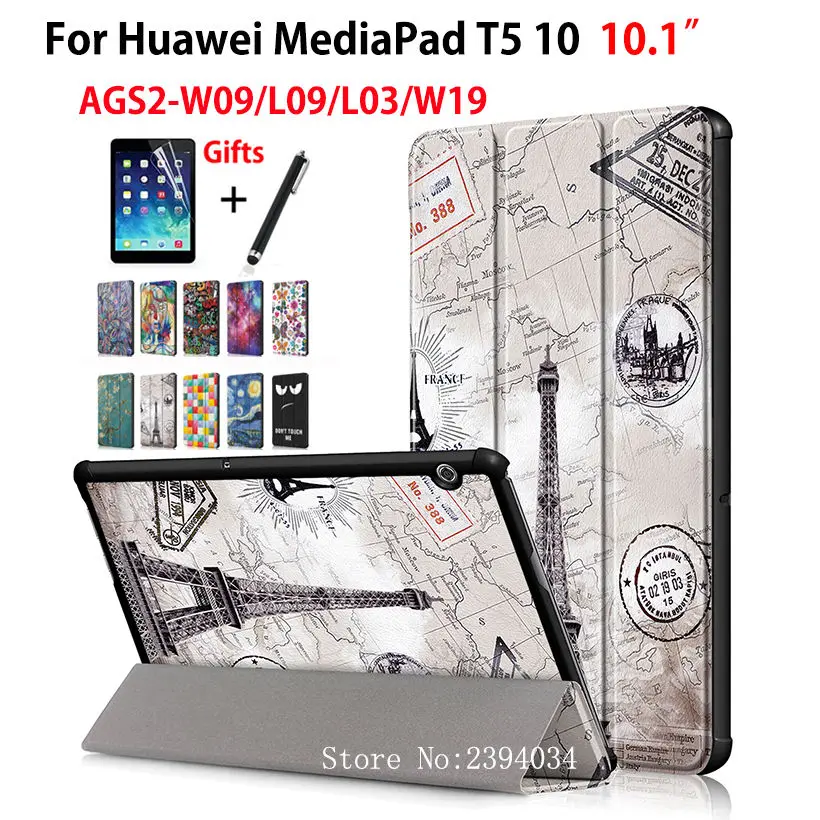 Baratos Caso Ultra delgado para Huawei MediaPad T5 10 AGS2 W09 L09 L03 W19 10,1 \