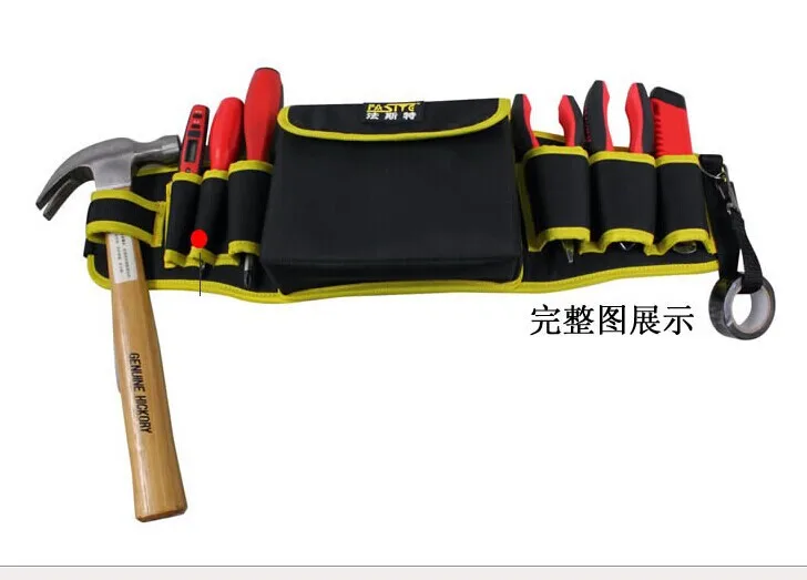 Длина 23 в 1 карман розничная мужчины сумка для инструментов прочный и портативный инструмент сумки чехол/поясная сумка заводская цена 600D высокое качество