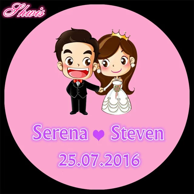 100pcs wedding gift tags bridal shower self adhesive stickers favor