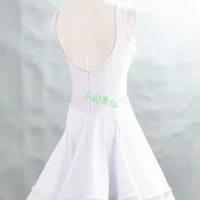 Новые латинские танцевальные костюмы, сексуальные спандекс без рукавов, латинские танцевальные платья для женщин, латинские танцевальные платья