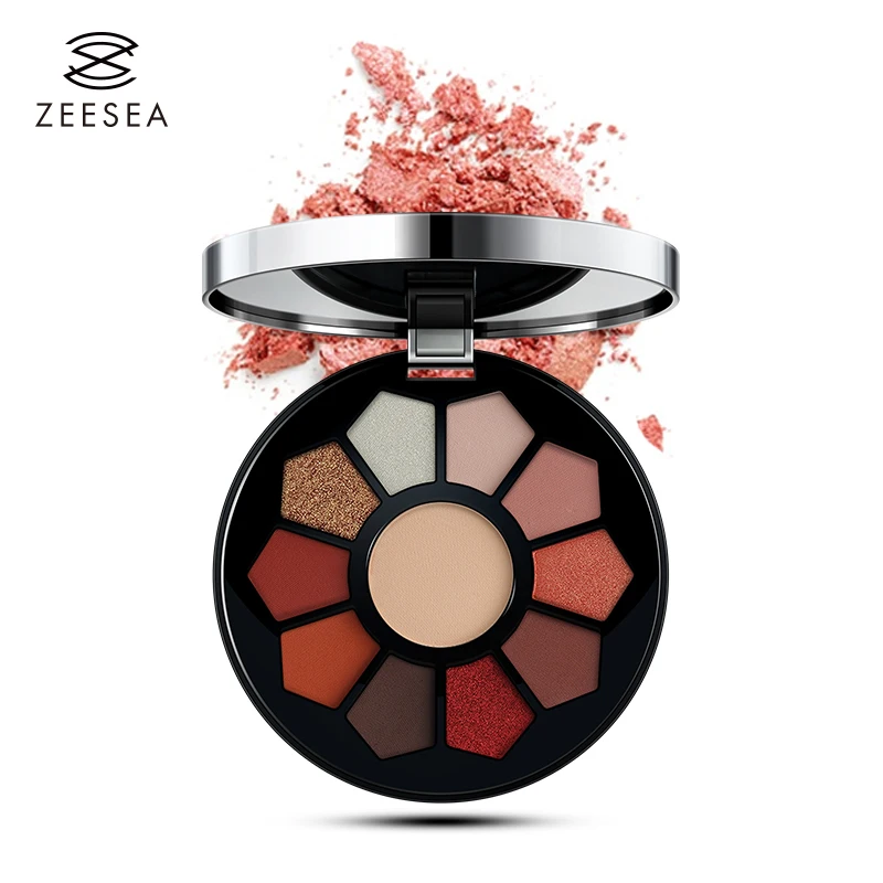 

Beauty Makeup Eyeshadow Palette 11 Colors The Warm Collection Matte Shimmer Glitter Pigment Eye Shadow Makeup Pallete Make up