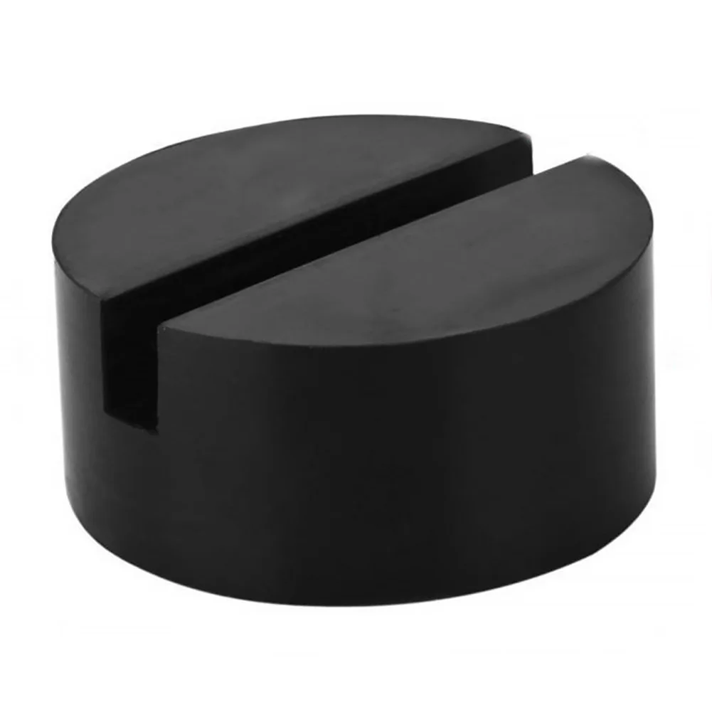 

Jacking Pad Slotted Rubber Trolley SUV Protector Car Frame Floor Disk Rail Block DIY Hydraulic Jack