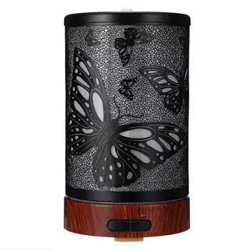 

Air Humidifier Essential Oil Diffuser Iron Art Humidifier Mist Maker Led Lamp Diffuser Aromatherapy EU Plug