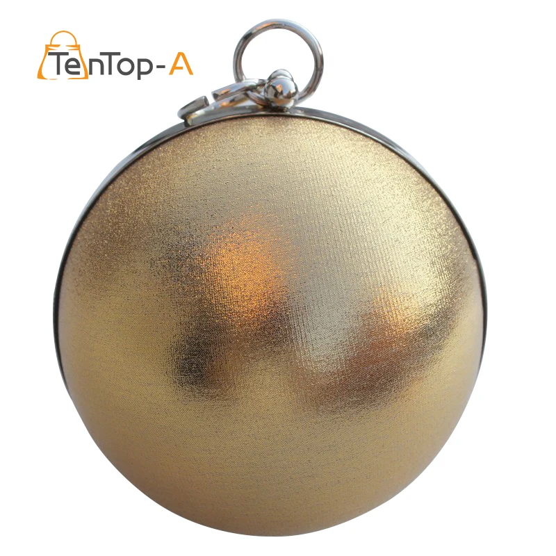 

Cheap High Quality Round Ball Evening Bags Round Design Imitation Pearl Evening Bags Rhinestones Evening Bag Day Clutches