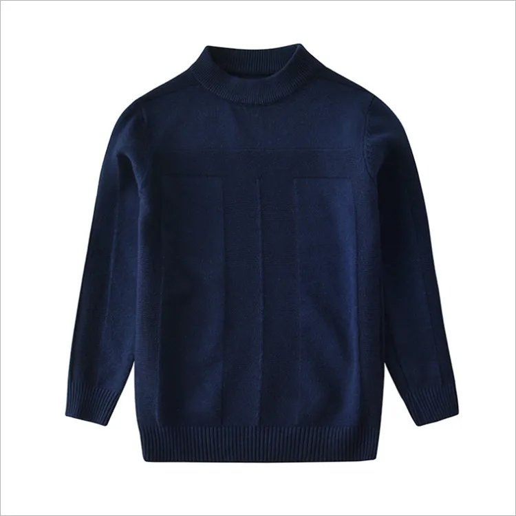 Fanfiluca/свитер в рубчик для мальчиков осенне-зимний хлопковый пуловер года Детский свитер свитера для мальчиков белая повседневная детская одежда
