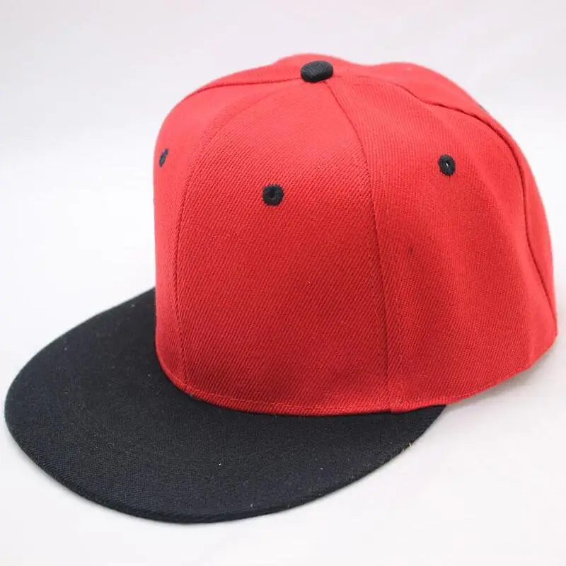 Full Close Hip Hop Cap Blank Whole Closure Women Men's leisure Flat Brim Bill Hip Hop Baseball Cap Snapback Hat