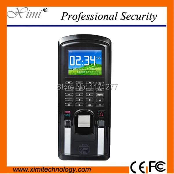 

125KHz MF151 free shipping fingerprint time attendance equipment TCP/IP standalone door access controller