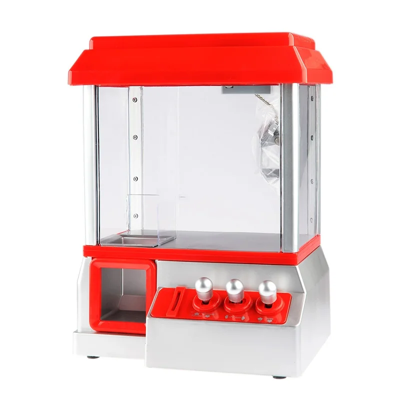 Alta calidad caramelo Grabber los niños fiesta de cumpleaños regalo favores de escritorio Mini muñecas moneda operado Grabber máquina de juego de Juguetes - 6
