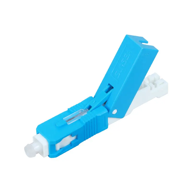 

100PCS/Bag covered wire SC UPC quick connector FTTH Fiber Optic Fast Connector SC Connector Free shipping