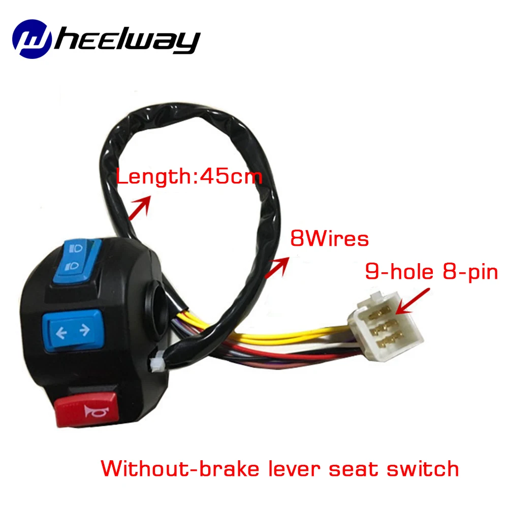 Electric tricycles and ebike Horn Turn Signal&light multifunctional switch