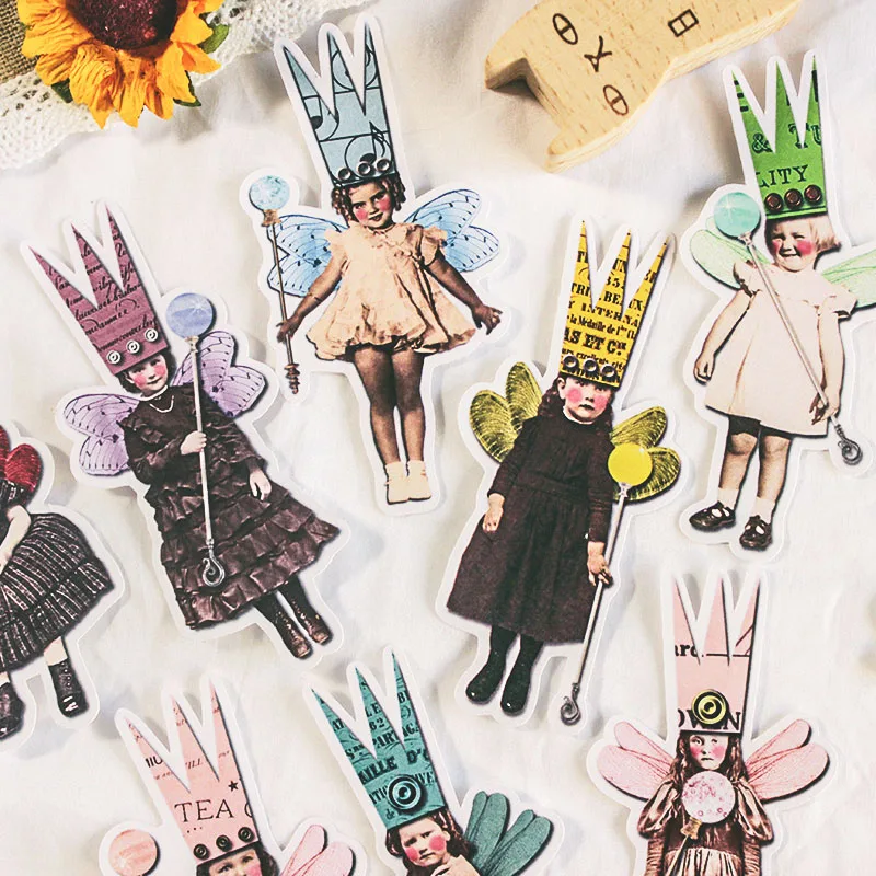 

27Pcs Creative Angel Baby Stickers Children DIY Scrapbooking Album Journal Crafts Decorative Stickers Package DIY Photo Albums